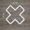 Ekena Millwork Large Fowler Decorative Fretwork Wall Panels in Architectural Grade PVC, 23 3/8"W x 23 3/8"H x 3/8"T WALP24X24FLR - alternate 2